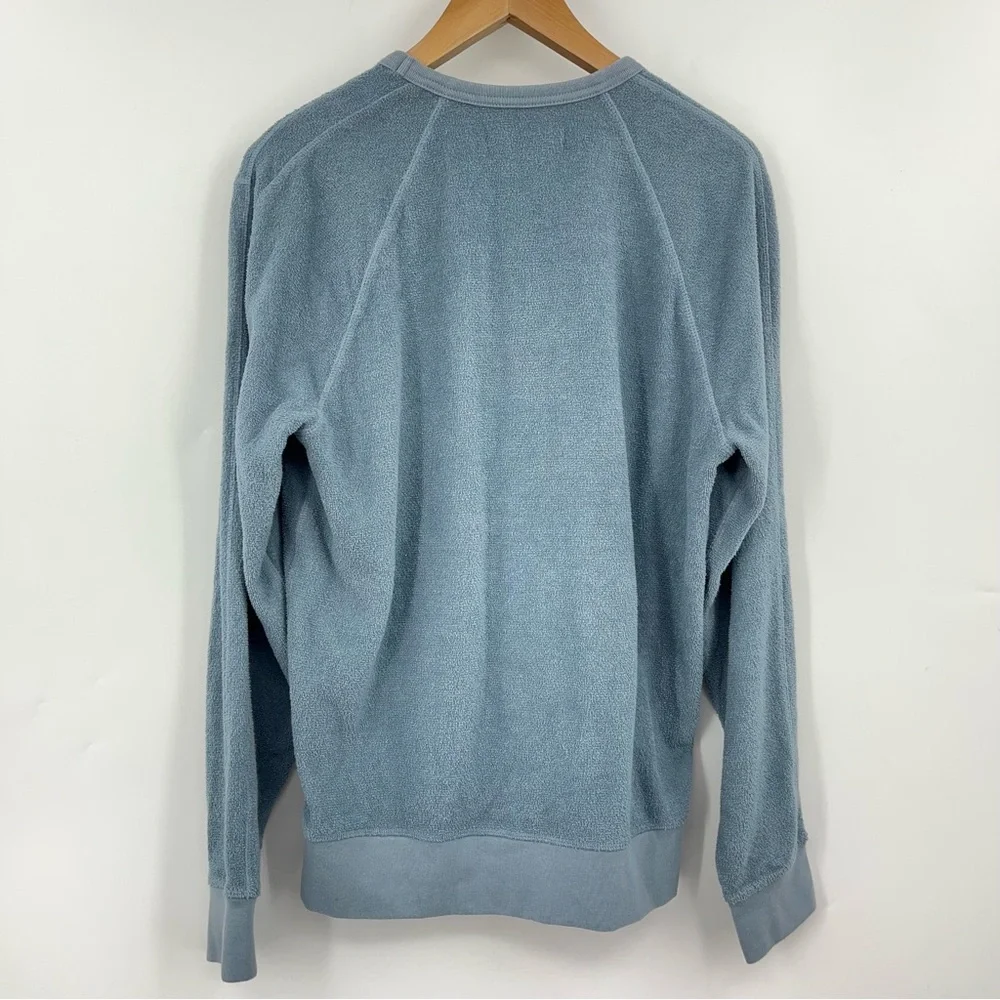 OuterKnown L High Tide Crew Sweatshirt 0221 Ash Blue large men - Picture 5 of 8